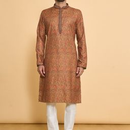 Arihant Rai Sinha Men Floral Printed Kurta with Churidar-picture-19
