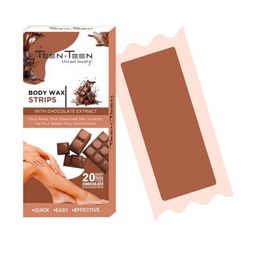 TEEN TEEN COSMETICS Unwanted Hair Removal Body Wax Strips With Chocolate Extracts - 20 Pcs-image-80