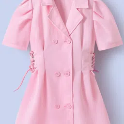 Mark and Mia Girls Shirt Collar Shirt Dress-image-7