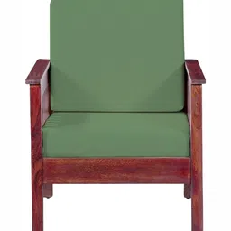 Lazi Green Polyester Sofa Cover-27