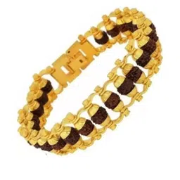 Divine souvenirs Brown Alloy Bracelet-picture-0