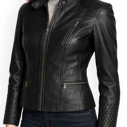 NOORA Women Leather Leather Jacket-31