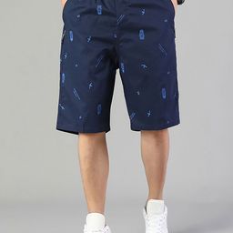 HERE&NOW Men Abstract Printed Shorts-picture-17