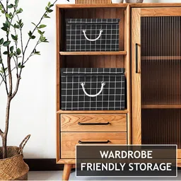 Kuber Industries Brown Set of 2 Reusable Drawer Organiser Organisers image 2