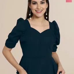 Mast & Harbour Women Pack Of 2 Puff Sleeve Top-picture-21