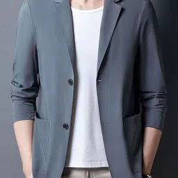 StyleCast x Revolte Men Lightweight Open Front Jacket-10