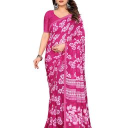 Moda Rapido Floral Embellished Beads and Stones Saree With Blouse Piece-image-31