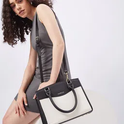 FARGO Women Colourblocked Shopper Tote Bag-53