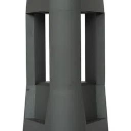 Fos Lighting Black LED Gate Outdoor Lamp-83