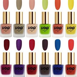 VOLO Set Of 12 Velvet Matte Nail Polish-8 ml Each-image-26