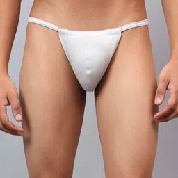 La Intimo Low-Rise G-String Thongs Briefs LXMUGS01GY-image-3