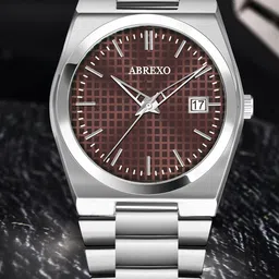 Abrexo Men Dial & Stainless Steel Bracelet Style Straps Analogue Watch-image-38