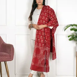 Style Shoes Women Floral Printed Stole-19