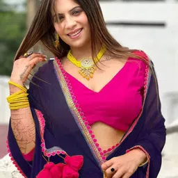 Avirat Designer Studio Embroidered Pure Georgette Banarasi Saree-picture-38