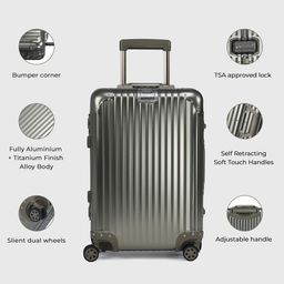 VERAGE Secure Jet Hard Sided Medium Trolley Suitcase image 4