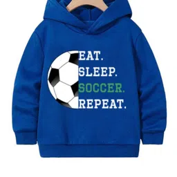 TABADTOD Kids Typography Printed Hooded Pullover Sweatshirt-image-39