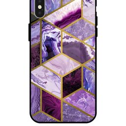 QRIOH Geometric Printed iPhone X Back Case Mobile Accessories-image-90