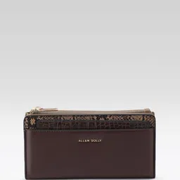 Allen Solly Women Snake Skin Detail Two Fold Wallet with Card Holder-picture-25