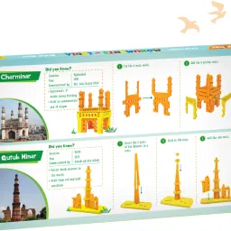 imagimake Monuments of India - Charminar & Qutab Minar - For kids Above 5 Years image 2