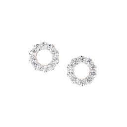 Sparkles Lab Grown Diamond 1.04 Carat Round Stud Earrings 14K Rose Gold-image-70