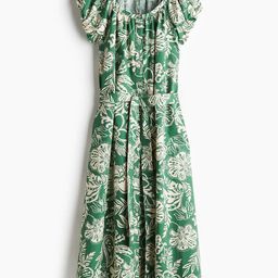 H&M Women Floral Printed Cotton A-Line Dress-image-88