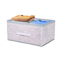 Aura Grey & Blue Printed Drawer Organiser-39