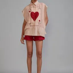MATI Women High-Rise Denim Shorts-image-65