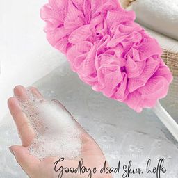CareDone Set of 2 Soft Back Scrubber Loofah With Long Handle Loofah image 3