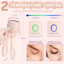 umis creation Electric Heating Eyelash Curling Tool USB Smart Digital eyelash curlers (multi) image 2