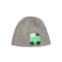 LITTLE GINNIE Kids Embroidered Woollen Beanie-40