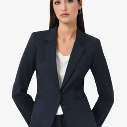BAESD Women Notched Lapel Collar Single-Breasted Formal Blazer-picture-56