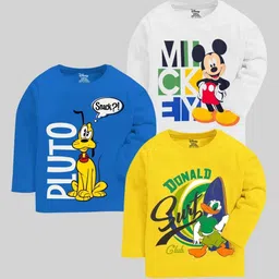 Disney By Miss and Chief Boys 3 Printed Applique T-shirt-image-96