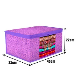 Kuber Industries Purple Set of 3 Regular Multi-Utility Organisers image 5