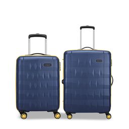 Aristocrat Comet Blue Set of 2 Small & Medium Hard 56 & 66cm Trolley Bag with Smooth 8-Wheel-image-80
