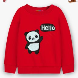 YK X Trampoline Infants Graphic Embroidered Pullover Fleece Sweatshirt-image-29