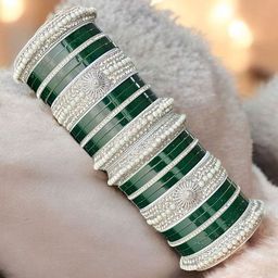 Mehpriye Set Of 26 Silver-Plated Bangles-image-35