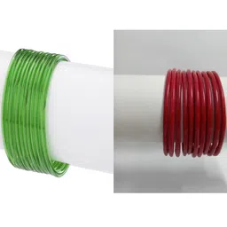 1ST TIME Set Of 22 Green Alloy Bangles-picture-15