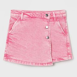 Fame Forever by Lifestyle Girls Cotton Knee Length Skort-image-45