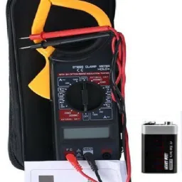 New Improved Non-contact Measurement DT266 Digital Clamp Meter DT-266 Handheld AC/DC Voltage, AC Current, Resistance Tester, Buzzer & Data Hold Retention, Continuity Tester, Insulation Tester, Ohm, 261 Option, Full Overload Protection, Low Battery Indication & Over-range Indication Electrical Measuring Tool High Quality Clip-on Meter Ammeter Voltmeter Digital Voltage Tester-17