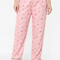 ETC Printed Straight-Leg Mid-Rise Lounge Pants-image-79