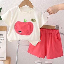 POP STREET KIDS Unisex Kids Printed T-shirt with Shorts-image-69