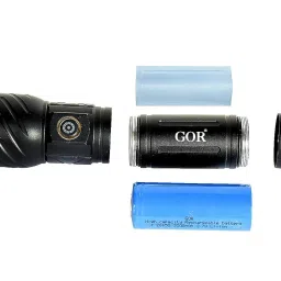 gor 30W Spot LED 1500 Lumens Flashlight Torch 5 Modes - FT21 Rechargeable Torch image 4