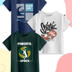 Provogue Boys 3 Printed T-shirt-27