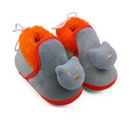 NESKA MODA Kids-Unisex Grey Cotton Booties-picture-48