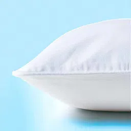 bettergiftflowers White & Blue Printed Square Pre-Filled Cushion-29