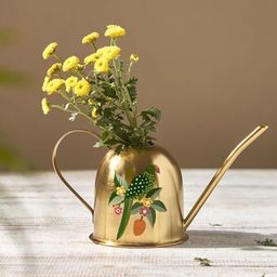 Chumbak Summer Serenade Yellow Printed Watering Can - 250 ml-image-89