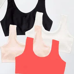BRAAFEE Girls Pack of 4 Camisoles-picture-56