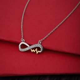 Boghra Sales Silver-Plated Sterling Silver Cubic Zirconia Chain-image-93