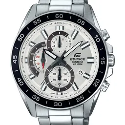 CASIO Men Dial & Stainless Steel Cuff Straps Analogue Chronograph Watch EFV-550D-7AVUDF-image-88