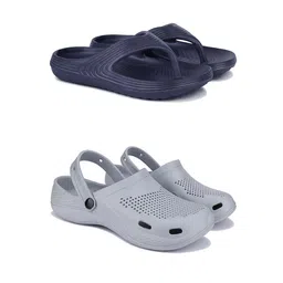 DRACKFOOT Pack Of 2 Clogs & Thong Flip-Flops-picture-19